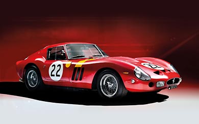 1962 Ferrari 250 GTO wallpaper thumbnail.