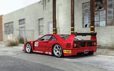 1989 Ferrari F40 LM wallpaper thumbnail.