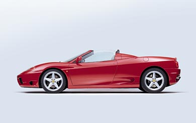 2001 Ferrari 360 Spider wallpaper thumbnail.