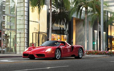 2002 Ferrari Enzo wallpaper thumbnail.