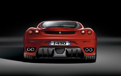 2005 Ferrari F430 wallpaper thumbnail.