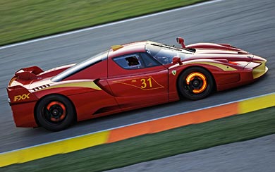 2007 Ferrari FXX Evoluzione wallpaper thumbnail.