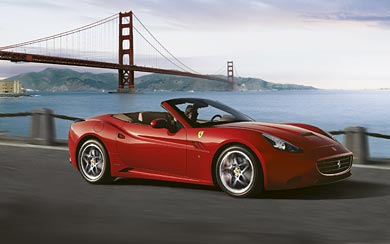 2009 Ferrari California wallpaper thumbnail.