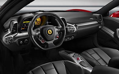 2010 Ferrari 458 Italia wallpaper thumbnail.