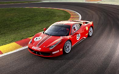 2011 Ferrari 458 Challenge wallpaper thumbnail.