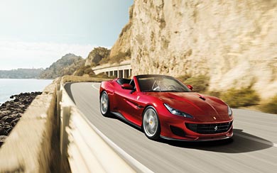 2018 Ferrari Portofino wallpaper thumbnail.