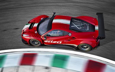 2020 Ferrari 488 GT3 Evo wallpaper thumbnail.