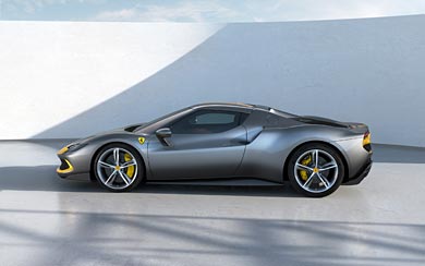 2022 Ferrari 296 GTB wallpaper thumbnail.