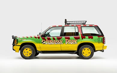 1992 Ford Explorer Limited XLT 'Jurassic Park' wallpaper thumbnail.