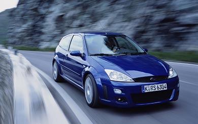 2002 Ford Focus RS wallpaper thumbnail.