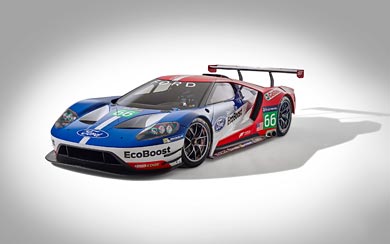 2016 Ford GT Le Mans Racecar wallpaper thumbnail.