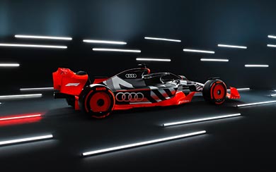 2022 Audi F1 Show Car wallpaper thumbnail.