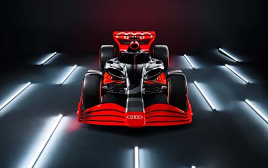 2022 Audi F1 Show Car wallpaper thumbnail.