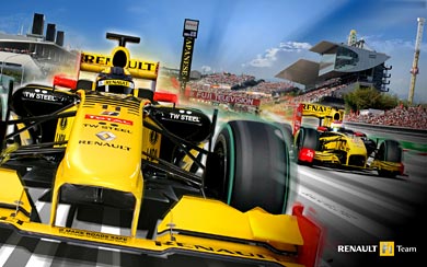 2010 Renault F1 R30 wallpaper thumbnail.