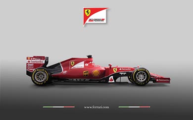 2015 Ferrari SF15-T wallpaper thumbnail.