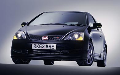2003 Honda Civic Type R wallpaper thumbnail.