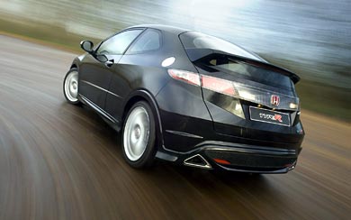 2007 Honda Civic Type R wallpaper thumbnail.