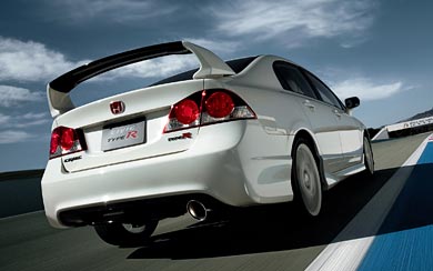 2007 Honda Civic Type R Sedan wallpaper thumbnail.