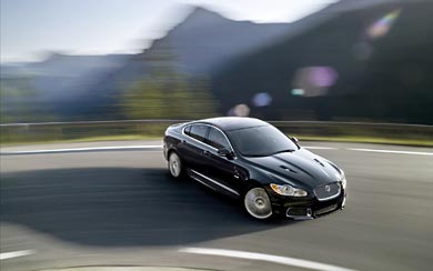 2010 Jaguar XFR wallpaper thumbnail.