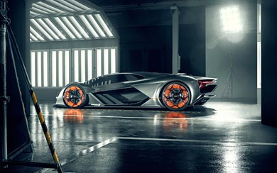 2017 Lamborghini Terzo Millennio Concept wallpaper thumbnail.