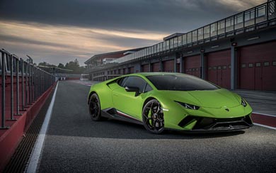 2018 Lamborghini Huracan Performante wallpaper thumbnail.