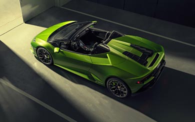 2019 Lamborghini Huracan EVO Spyder wallpaper thumbnail.