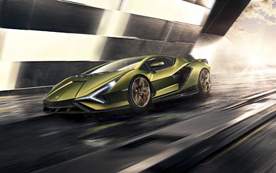 2020 Lamborghini Sian wallpaper thumbnail.