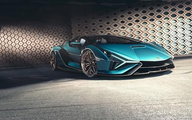2021 Lamborghini Sian Roadster wallpaper thumbnail.
