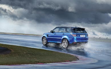 2015 Land Rover Range Rover Sport SVR wallpaper thumbnail.