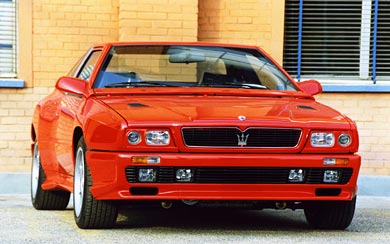 1990 Maserati Shamal wallpaper thumbnail.