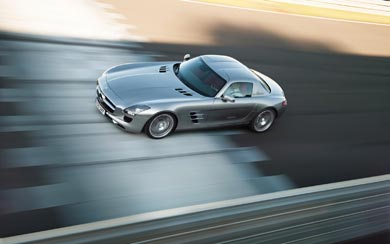 2010 Mercedes-Benz SLS AMG wallpaper thumbnail.