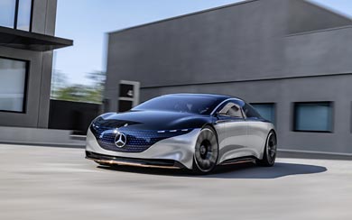 2019 Mercedes-Benz Vision EQS Concept wallpaper thumbnail.