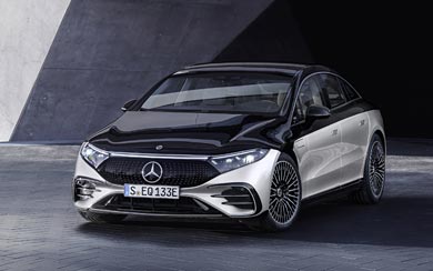 2022 Mercedes-Benz EQS wallpaper thumbnail.