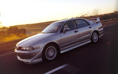 2002 Mitsubishi Magna Ralliart wallpaper thumbnail.