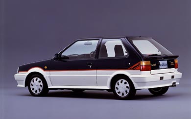1985 Nissan March Turbo wallpaper thumbnail.
