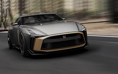 2018 Nissan GT-R50 by Italdesign Concept wallpaper thumbnail.