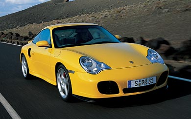 2002 Porsche 911 Turbo wallpaper thumbnail.