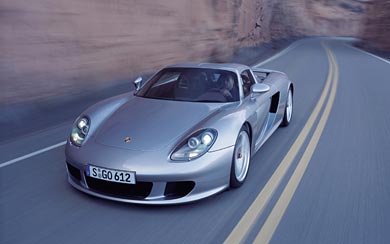 2004 Porsche Carrera GT wallpaper thumbnail.