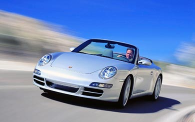 2005 Porsche 911 Carrera S wallpaper thumbnail.