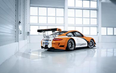 2010 Porsche 911 GT3-R Hybrid wallpaper thumbnail.