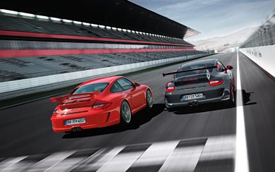 2010 Porsche 911 GT3 RS wallpaper thumbnail.