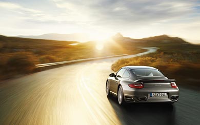 2010 Porsche 911 Turbo wallpaper thumbnail.