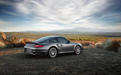 2010 Porsche 911 Turbo wallpaper thumbnail.