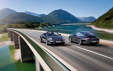 2012 Porsche 911 Black Edition wallpaper thumbnail.