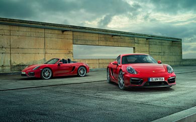 2015 Porsche Boxster GTS wallpaper thumbnail.