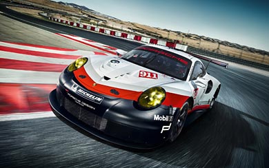 2017 Porsche 911 RSR wallpaper thumbnail.