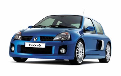 2003 Renault Clio V6 wallpaper thumbnail.