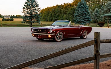 1965 Ringbrothers Ford Mustang Convertible Uncaged wallpaper thumbnail.