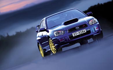 2004 Subaru Impreza WRX STI wallpaper thumbnail.