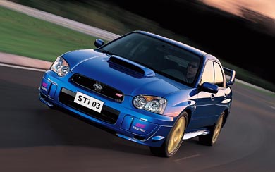 2004 Subaru Impreza WRX STI wallpaper thumbnail.